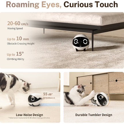 enabot ROLA Mini Robot Resolución 2K Visión Nocturna Batería 2450mAh Cámara