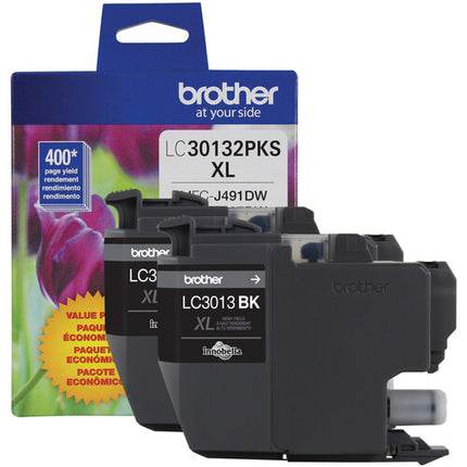 Cartucho de tinta negro alta capacidad Brother LC30132PKS 2 unidades para impresoras INKvestment Tank