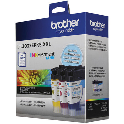 Brother LC3037 Set 3 Tintas Color Super Alta Capacidad para INKvestment Tank