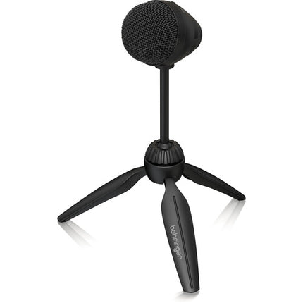 Behringer BU5 Micrófono Condensador USB de Escritorio con Patrón Cardioide y Cancelación de Ruido