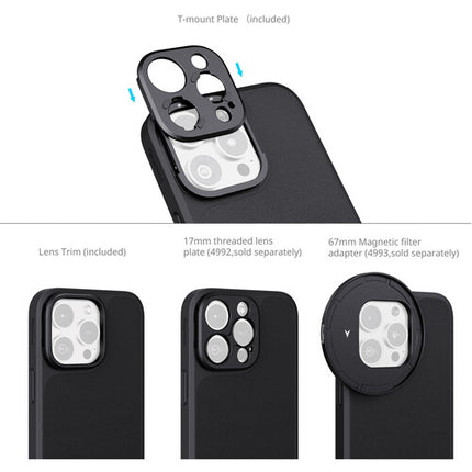 SmallRig FilMov Kit de Fotografía Móvil para iPhone 16 Pro con Case y Capture Grip