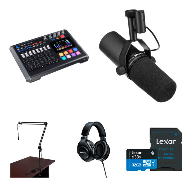 TASCAM Mixcast Podcast Studio Kit grabadora 8 faders microSD 32GB