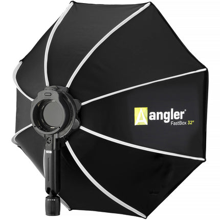 Angler FastBox Kit Softbox Octagonal 32 pulgadas para Profoto A1 y Godox V1 con Adaptador