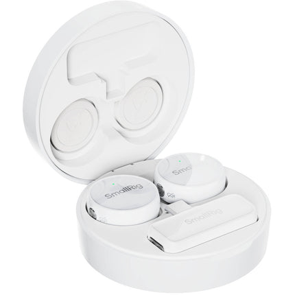 SmallRig S 60 Sistema de Micrófono Inalámbrico Doble USB-C para Móviles 984 ft Alcance 11 Horas Batería