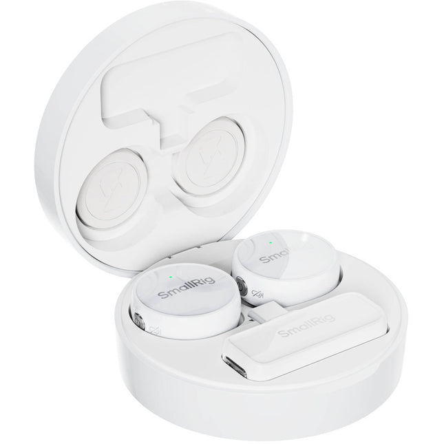 SmallRig S 60 Sistema de Micrófono Inalámbrico Doble USB-C para Móviles 984 ft Alcance 11 Horas Batería