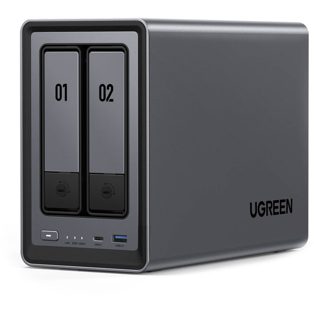 UGREEN NASync DXP2800 Caja NAS 2 Bahías 8GB DDR5 2.5Gb Ethernet