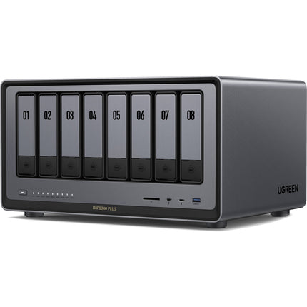 UGREEN NASync DXP8800 Plus Gabinete NAS 8 Bahías 8GB DDR5 128GB SSD