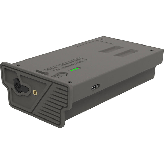 TACTACAM Lithium Cartridge V2 batería recargable 5000mAh 7.2V con indicador LED y cable USB-C para cámaras de rastreo REVEAL