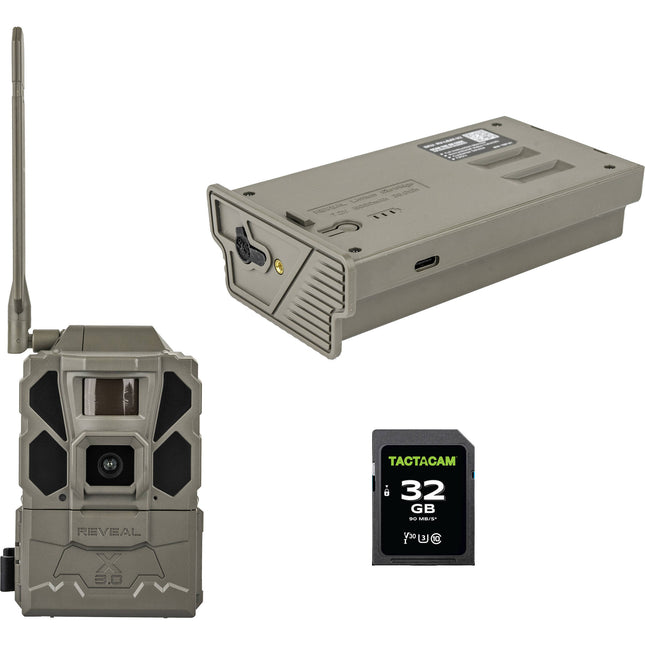 TACTACAM REVEAL X 3.0 Cámara de Sendero Celular 8.3MP 1080p 5000mAh batería