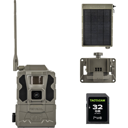 TACTACAM Reveal X Pro 3.0 Cámara de Caza Celular 8.3MP 1080p con Panel Solar 2.5W