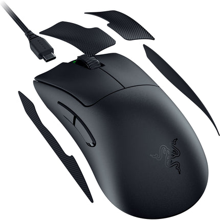 Razer DeathAdder V3 Pro Ratón Inalámbrico Negro 30000 dpi 90 Horas Batería