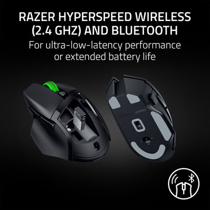 Razer BlackWidow V3 Mini teclado mecánico 65% inalámbrico y ratón inalámbrico Basilisk V3 X 18000 dpi 7 botones programables