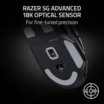 Razer Basilisk V3 X HyperSpeed Ratón Inalámbrico 18000 dpi 1000 Hz