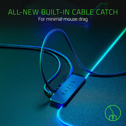 Razer Firefly V2 Alfombrilla rígida para mouse 14 x 10 pulgadas RGB integrado