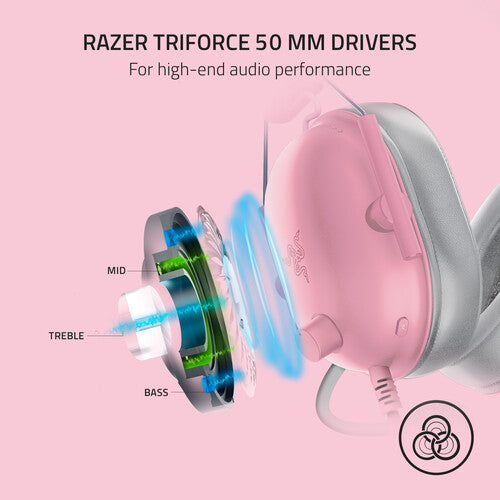Razer BlackShark V2 X Auriculares Gaming Cableado 3.5mm 50mm Drivers