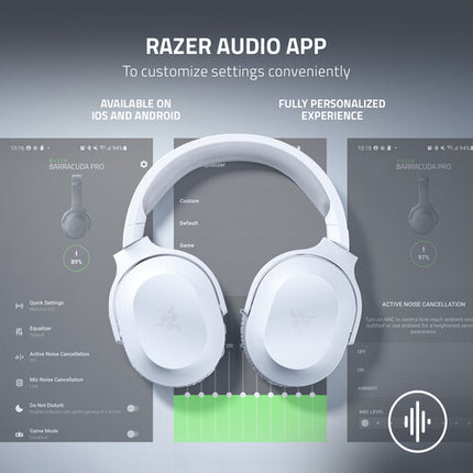 Razer Barracuda X Auriculares Gaming Inalámbricos 2.4 GHz 50 Horas Batería