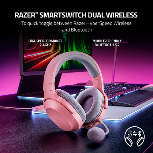 Razer Barracuda X Auriculares Gaming Inalámbricos Bluetooth 2.4 GHz 50H Batería