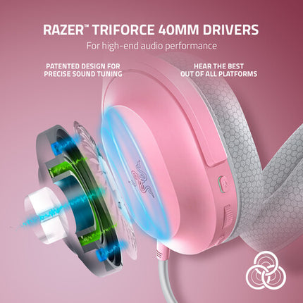Razer Barracuda X Auriculares Gaming Inalámbricos Bluetooth 2.4 GHz 50H Batería