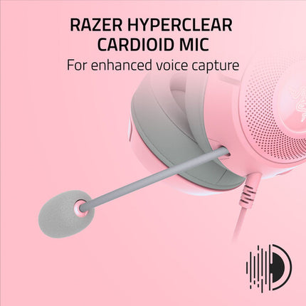 Razer Kraken Kitty V2 Auriculares USB con Drivers 40mm Sonido 7.1 Surround
