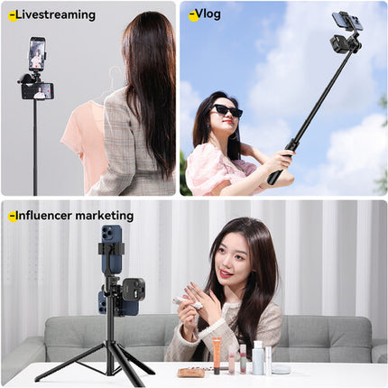 Ulanzi MT70 Palo Selfie Trípode Bluetooth Extensible 62.2 Pulgadas