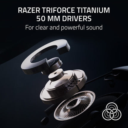 Razer BlackShark V2 Pro Auriculares Gaming Inalámbricos Blanco 70 Horas Batería 50 mm Drivers