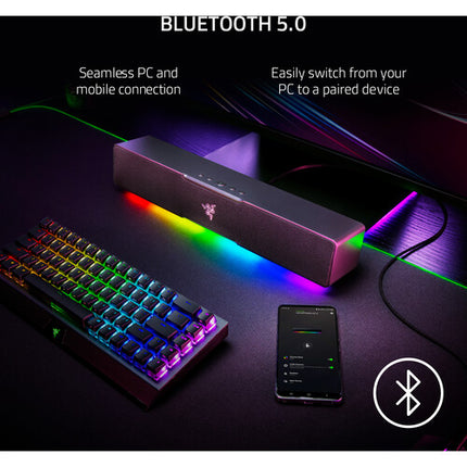 Razer Leviathan V2 X Barra de Sonido para PC 2.0 CH USB Bluetooth