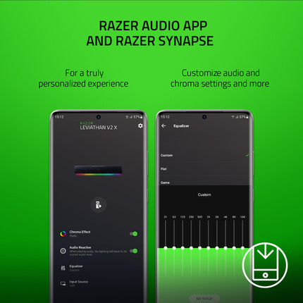 Razer Leviathan V2 X Barra de Sonido para PC 2.0 CH USB Bluetooth