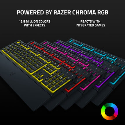 Razer Ornata V3 X Teclado para Juegos RGB Membrana Silenciosa 1000 Hz