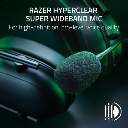 Razer BlackShark V2 HyperSpeed Auriculares Gaming inalámbricos 70h batería 50mm drivers