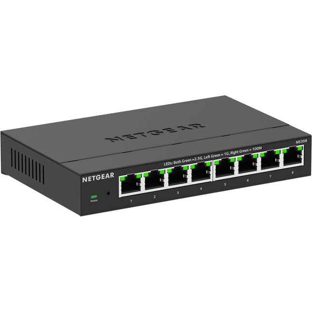 Netgear MS308 Switch Ethernet No Gestionado 8 Puertos 2.5Gb 40Gbps