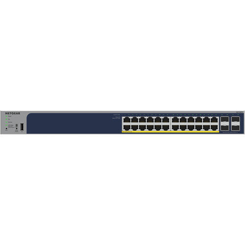 Netgear GS728TP Switch de Red Gestionado 24 Puertos PoE+ 190W Rack
