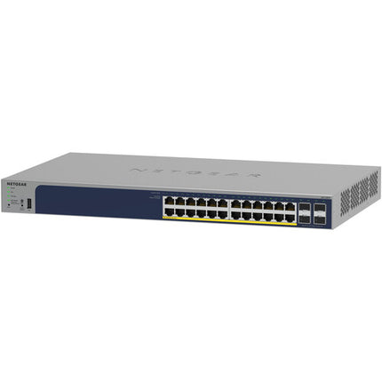 Netgear GS728TP Switch de Red Gestionado 24 Puertos PoE+ 190W Rack