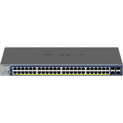 Netgear GS752TXPv3 Switch de Red Gestionado 48 Puertos Gigabit PoE+ 380W de Potencia Rack
