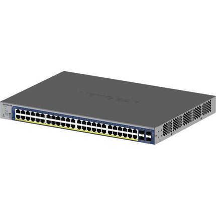 Netgear GS752TXPv3 Switch de Red Gestionado 48 Puertos Gigabit PoE+ 380W de Potencia Rack