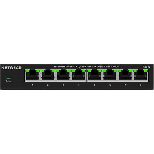 Netgear MS308 Switch Ethernet No Gestionado 8 Puertos 2.5Gb 40Gbps