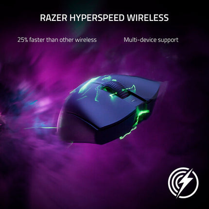 Razer DeathAdder V3 Pro Mouse Inalámbrico Blanco 30000 dpi 90 Horas Batería