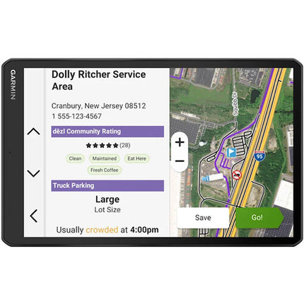 Garmin dezl OTR1020 Navegador para Camión Pantalla 10 Pulgadas GPS