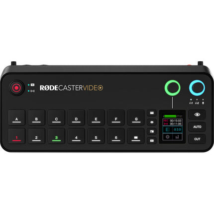 RODE RODECaster Consola de Producción Video Todo en Uno 1080p60 4 HDMI