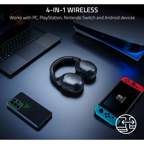 Razer Barracuda X Auriculares Gaming Inalámbricos 50H Batería Micrófono Desmontable