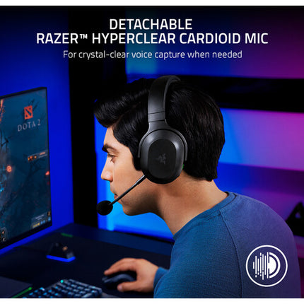 Razer Barracuda X Auriculares Gaming Inalámbricos 50H Batería Micrófono Desmontable