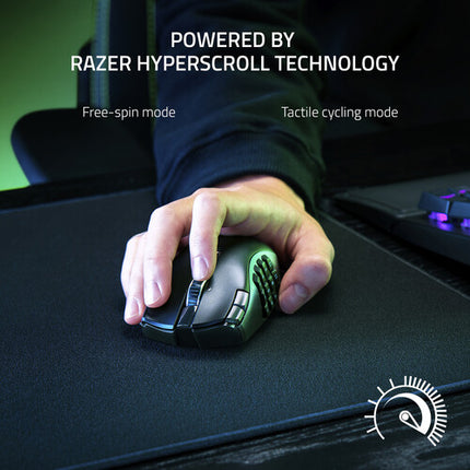 Razer Naga V2 HyperSpeed Ratón Inalámbrico 30000 dpi 19 Botones