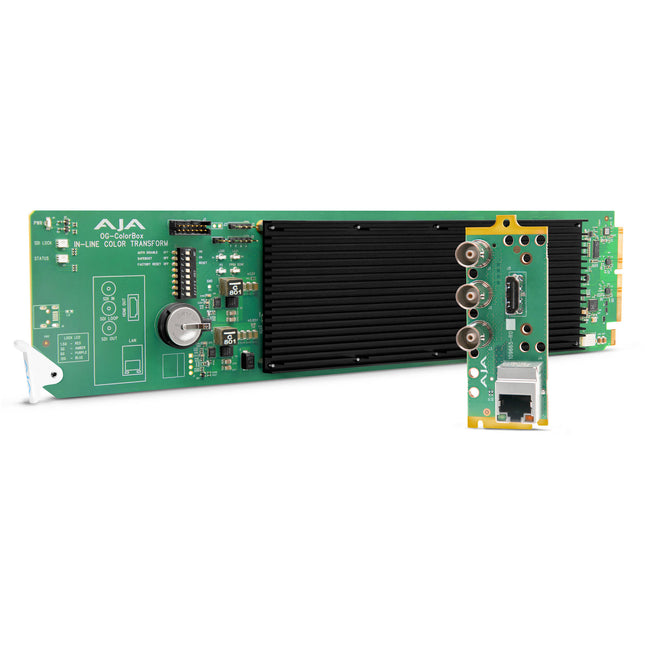 AJA OG-ColorBox openGear Transformador de Color HDR SDR 12G-SDI 4K30 4K60 HDMI