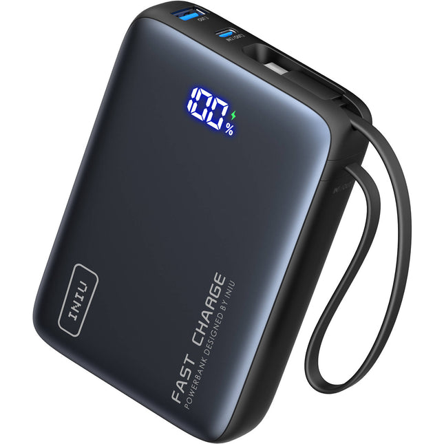 INIU Pocket Power 20k Power Bank 20000mAh 20W USB-C con Pantalla LED