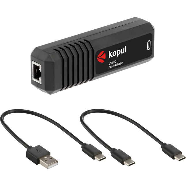 Kopul DAN-2X2UAC Adaptador USB para Red Dante 2 Entradas 2 Salidas 48 kHz