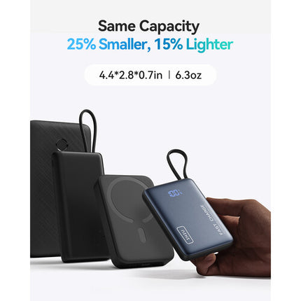 INIU Pocket Power 10k Power Bank 10000mAh 20W Carga Rápida LED