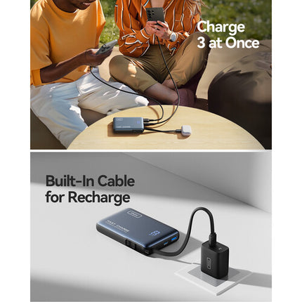 INIU Pocket Power 10k Power Bank 10000mAh 20W Carga Rápida LED