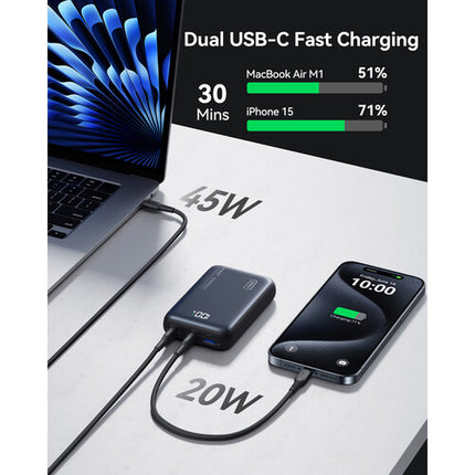 INIU Leopard Power 65 Power Bank USB-C 20000mAh 65W Pantalla LED