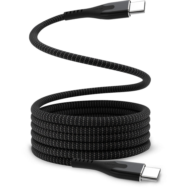 Statik MagStack Pro Cable de carga USB-C 100W 6.6 pies Nylon Durable