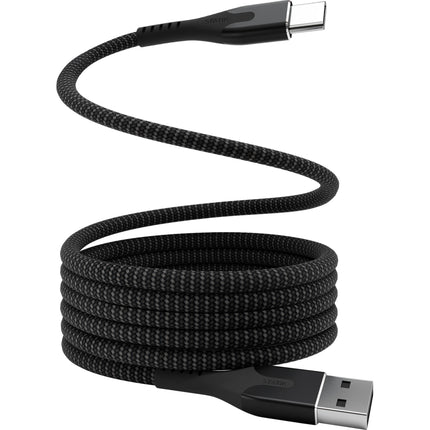 Statik MagStack Cable de carga USB-A a USB-C 6.6 pies 27W 480Mb/s Nylon
