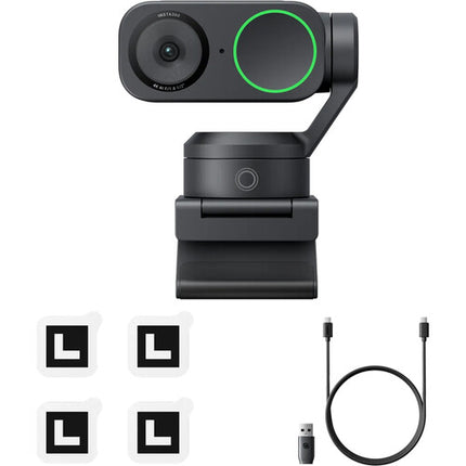 Insta360 Link 2 cámara web 4K UHD 30 fps con autoenfoque y montaje magnético
